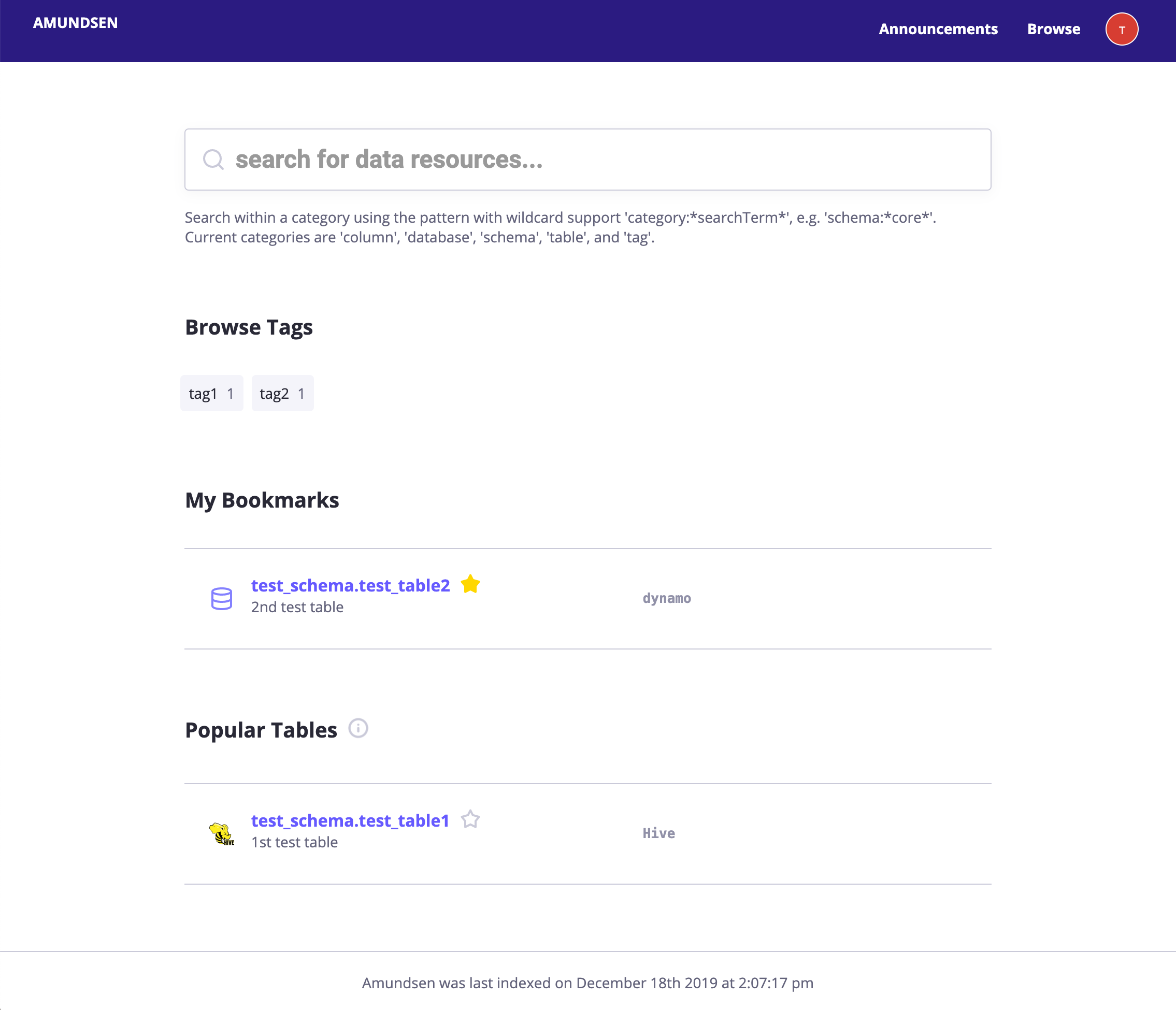 Homepage - Amundsen